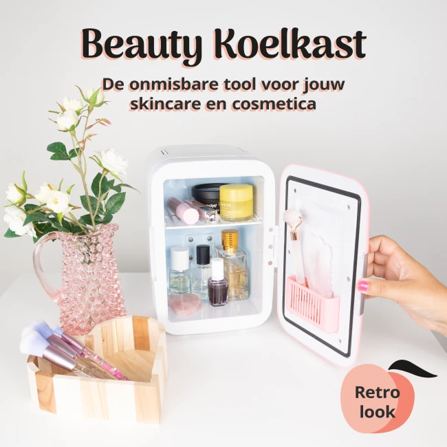 Beauty en Make-up Koelkast - Roze