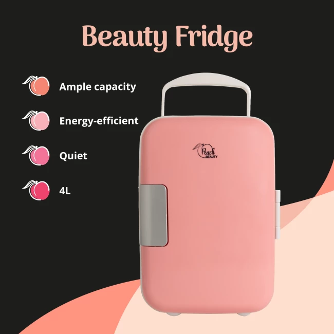Beauty and Makeup Fridge - Pink