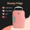 Beauty and Makeup Fridge - Pink - 4
