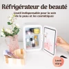 Réfrigérateur pour produits de beauté et de maquillage - Rose - 3