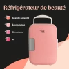 Réfrigérateur pour produits de beauté et de maquillage - Rose - 4