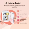 Réfrigérateur pour produits de beauté et de maquillage - Rose - 7