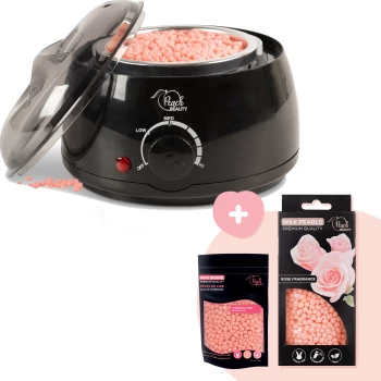 Waxapparaat Starterkit - Professionele Harsverwarmer voor Thuis - Combideal met 200 gr Wax Beans Rose